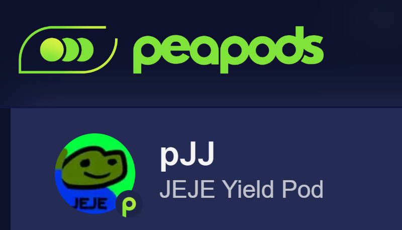 peapod_intern's tweet photo. Its been exactly 1wk since @JejeERC was podded. 
Lets look at some stats 👇

$pJJ price is up +190% 💹

PLUS holders earned an extra 10.9% $JJ by simply holding $pJJ 📈

PLUS LPs earned 2,532 $peas = $10,470!🔥

All in 7days!

A whopping *942% APR* funded ENITRELY by volatility! https://t.co/fVrkYbh9jJ