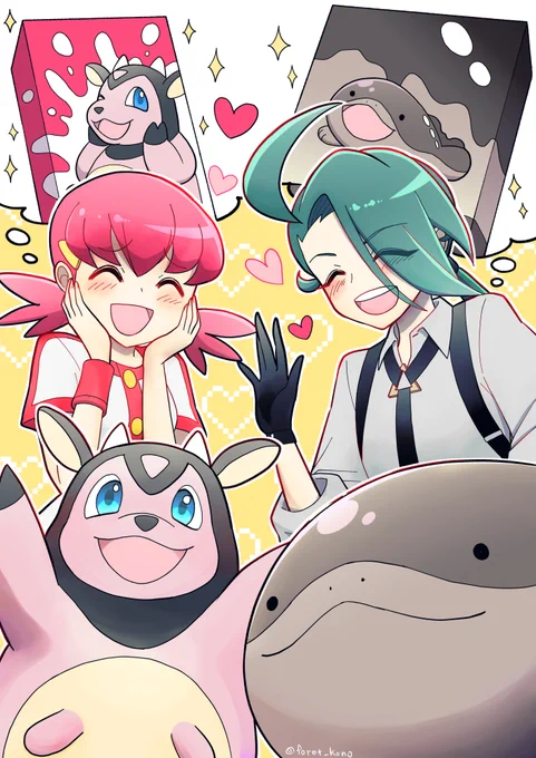 #今月描いた絵を晒そう絵を晒そう 
今月のチリちゃんとドオーイラスト 