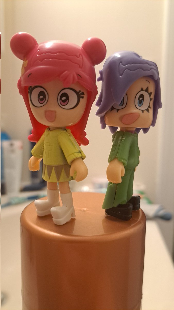 HOW STINKIN' CUTE ARE THESE TWO?!?!

#HiHiPuffyAmiYumi #AmiOnuki #YumiYoshimura #JaniceKawaye #GreyDeLisle #CartoonNetwork @Mattel