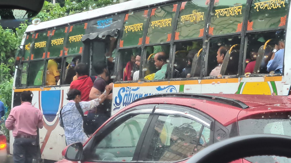 Crazy traffic is part of #KolkataLife especially during #KolkataRains