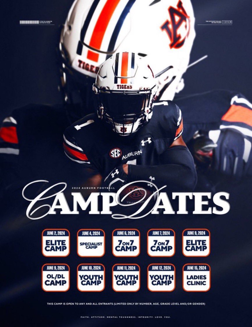 Will be Camping at Auburn June 9th 

<a href="/grayson_fb/">Grayson Football</a> <a href="/CoachSB_4theG/">Santavious Bryant</a> <a href="/CoachGCarswell/">Greg Carswell 👐🏿🏈👣</a> <a href="/TrellJones203/">Trell Jones// Coach</a> <a href="/therealkwat/">Kenyatta Watson</a> <a href="/Coach_AMHill/">Aaron M Hill</a> <a href="/CoachStokowski/">Coach Joe Stokowski</a>