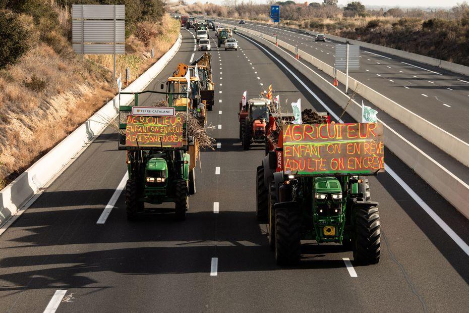 Nouvelle manifestation des agriculteurs français et espagnols annoncée lundi 3 juin : des difficultés de circulation prévues sur l'A9 à la frontière france3-regions.francetvinfo.fr/occitanie/pyre…