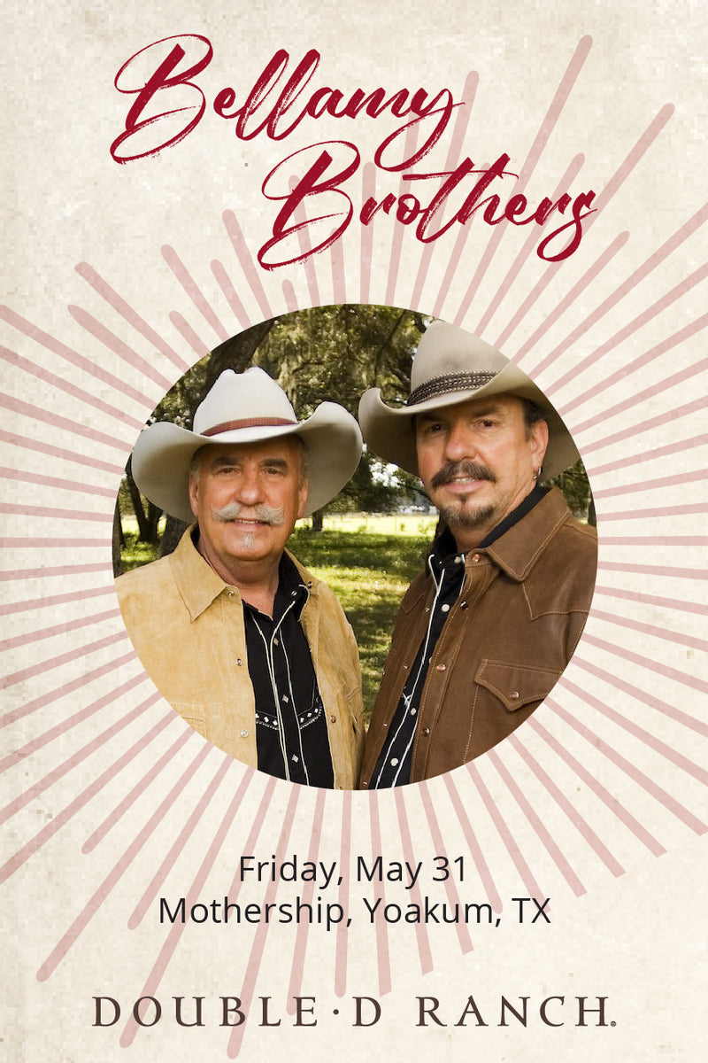 Country Music on the Road:
🗓️ When - Friday, May 31, 2024
🎶 Who - @BellamyBrothers 
🏦 Venue - @doubledranch_ 
📍 Where - Yoakam, TX
