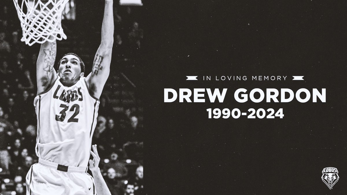 💔 We are heartbroken over the passing of Drew Gordon. A two-time all-conference forward, he helped lead us to the 2012 Mountain West title.