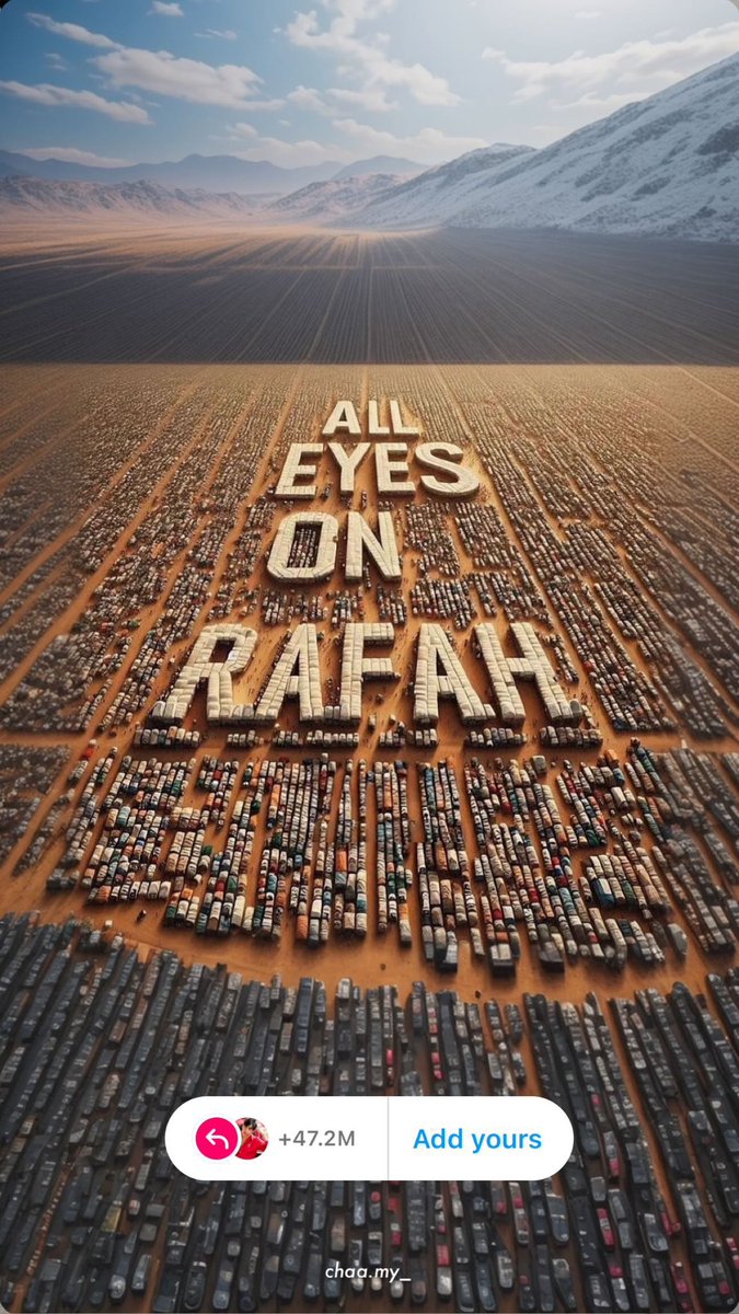 All eyes on #Rafah 🇵🇸