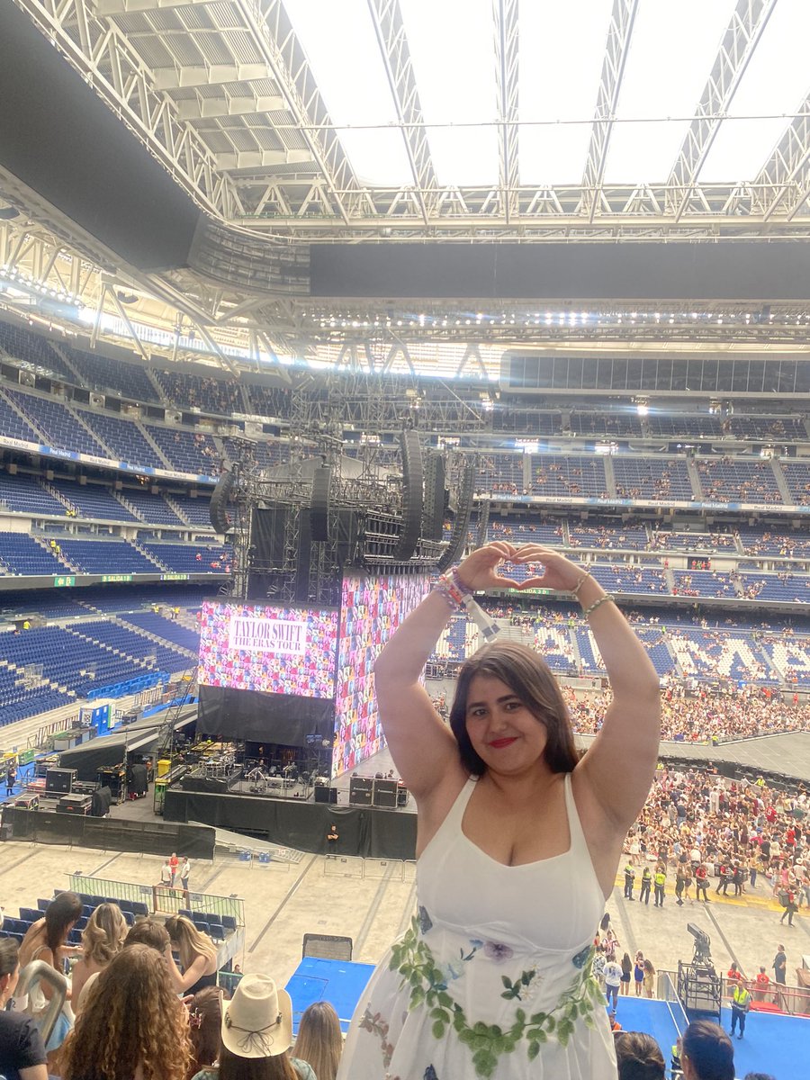 _exiilee's tweet image. gracias @taylorswift13 por haberme dado el mejor día de mi vida💞 no lo olvidaré NUNCA #TaylorSwiftErasTourEspaña