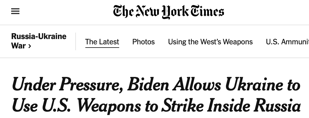 The Biden administration has now crossed the decisive "red line". The US and NATO are now, de facto, at war with Russia. The US is about to sign a bi-lateral military pact with Ukraine, which makes the issue of formal Ukraine membership in NATO all but irrelevant.