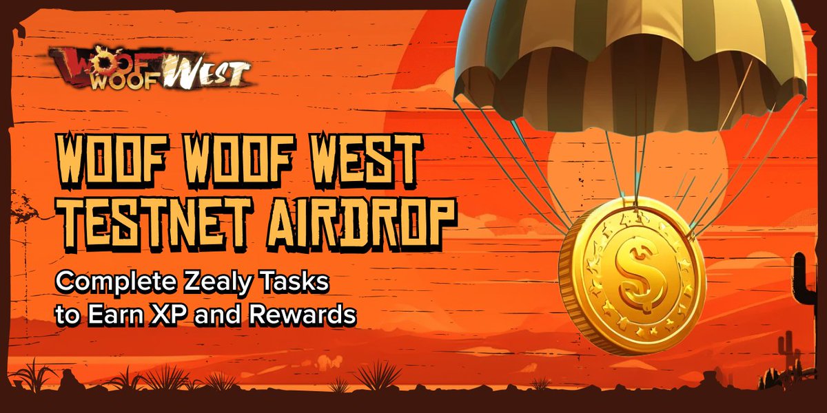 WoofWoofWest's tweet photo. 🚀 Woof Woof West Testnet is live! 🎯Join our #Zealy tasks to earn XP for NFTs and token #airdrop! 🌟

🎮 Immerse yourself in the fortune adventures of #P2E and win amazing rewards in Woof Woof West!

🐶 Ready to start your adventure? Visit and join now!
https://t.co/g8pcgwvnEb https://t.co/pLgwgVvcTz