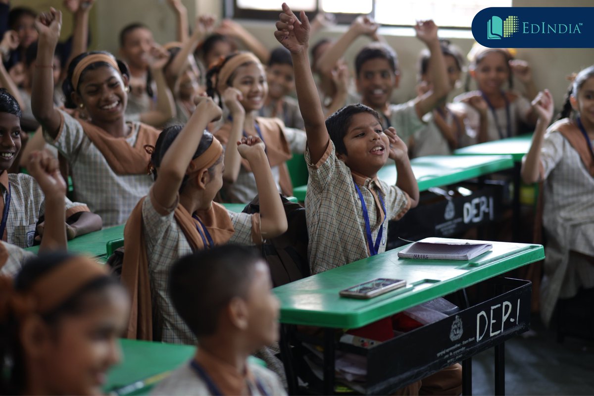 A school filled with joy is a school filled with success. Learn more: edindia.org #SchoolSuccess #JoyfulLearning #HappySchool #EducationMatters #LearningWithJoy #SuccessThroughHappiness #PositiveEducation #JoyInLearning #ThrivingStudents #HappyClassroom
