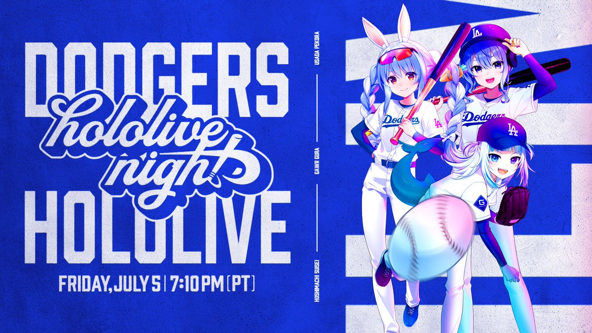 ╭━━━━━━━━━╮ 🎉Breaking News🎉 ╰━━━━ｖ━━━━╯ hololive night comes to Dodger Stadium!🎉 What exactly is 'hololive night', a collaboration between the Los Angeles Dodgers and hololive production!? Don't miss it⚾ 🔽Waiting Room youtube.com/live/9r_tOM7lV… ⏰ May