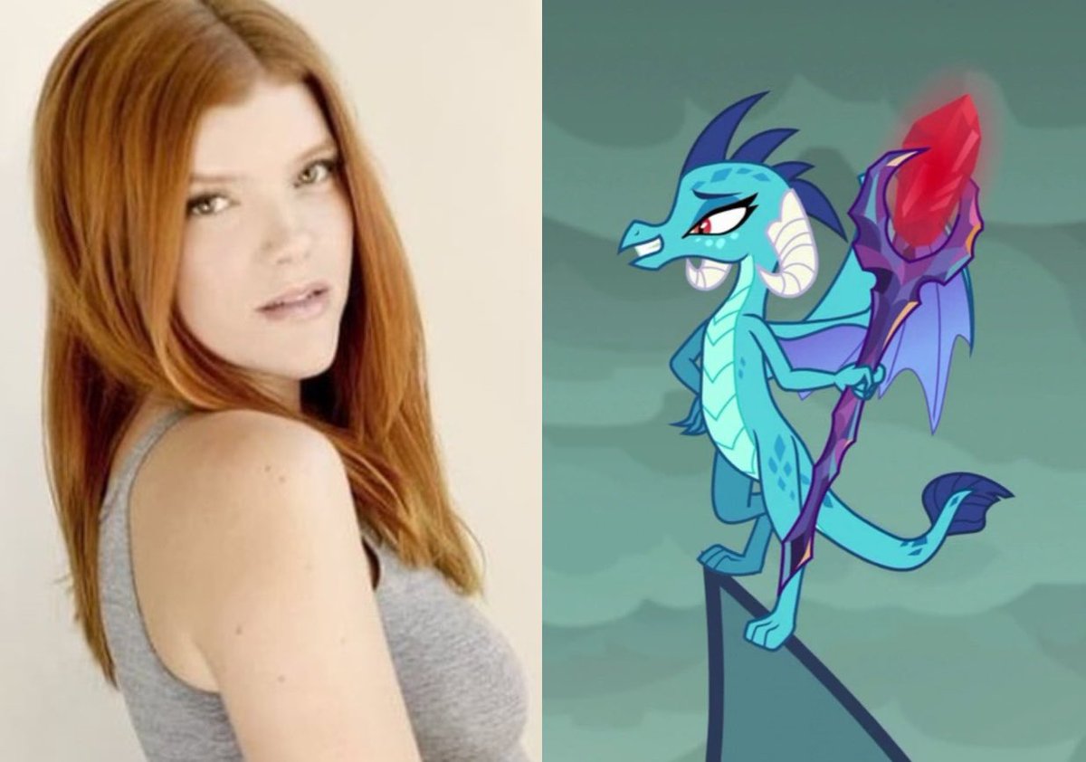 mnralphie's tweet photo. Happy 34th birthday to Ali Milner! The voice of Ember on My Little Pony: Friendship is Magic. #AliMilner https://t.co/r8PQaQXyry
