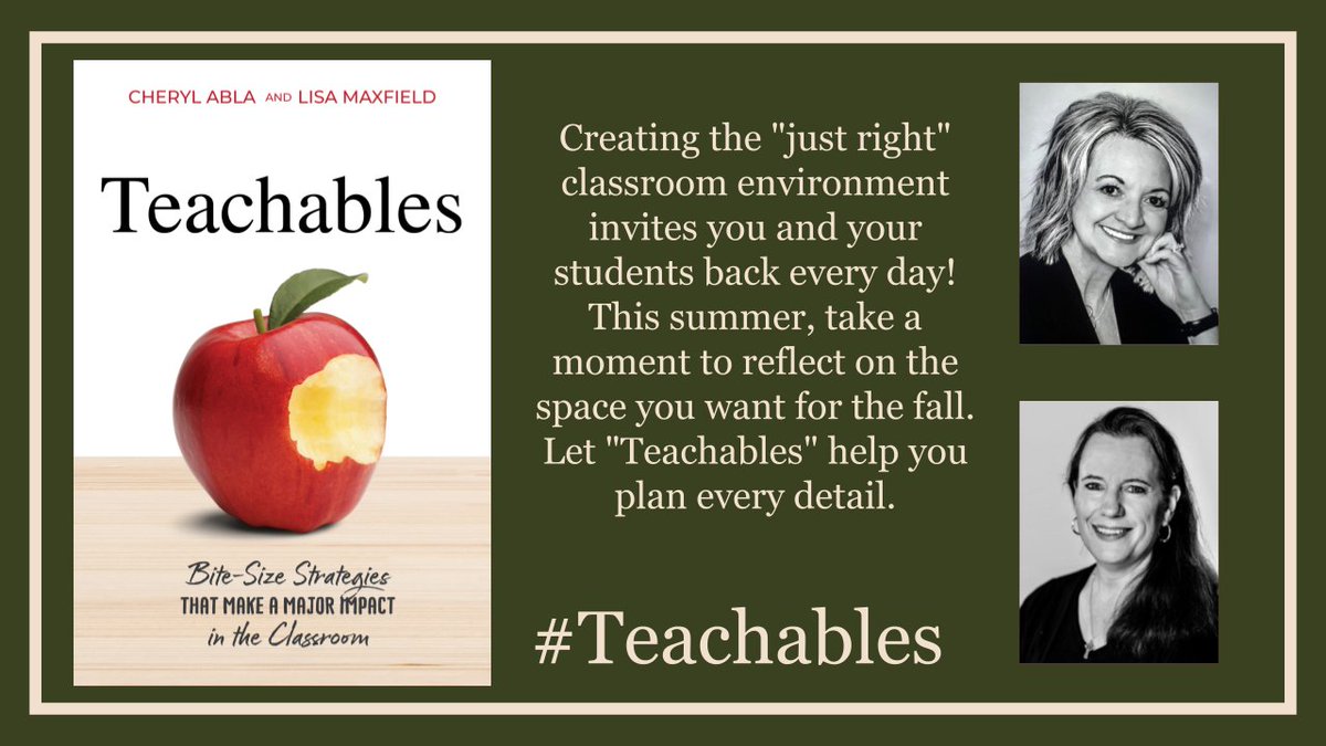 Enjoy the time to reflect this summer. #Teachables can help you create that inviting, engaging, and welcoming environment for the fall—everything you need in one place. o @dbc_inc o @burgessdave o @leemaxfield29 o @TaraMartinEDU o #tlap o #dbcincbooks