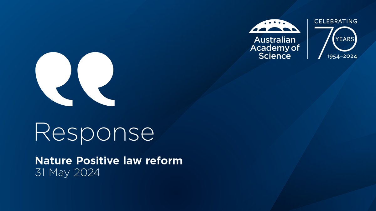 The Academy welcomes the draft legislation introduced into Parliament to create an Environment Protection Australia (EPA) and Environment Information Australia (EIA). These Bills—stage 2 of the government’s Nature Positive law reform package—will bring independence, transparency,