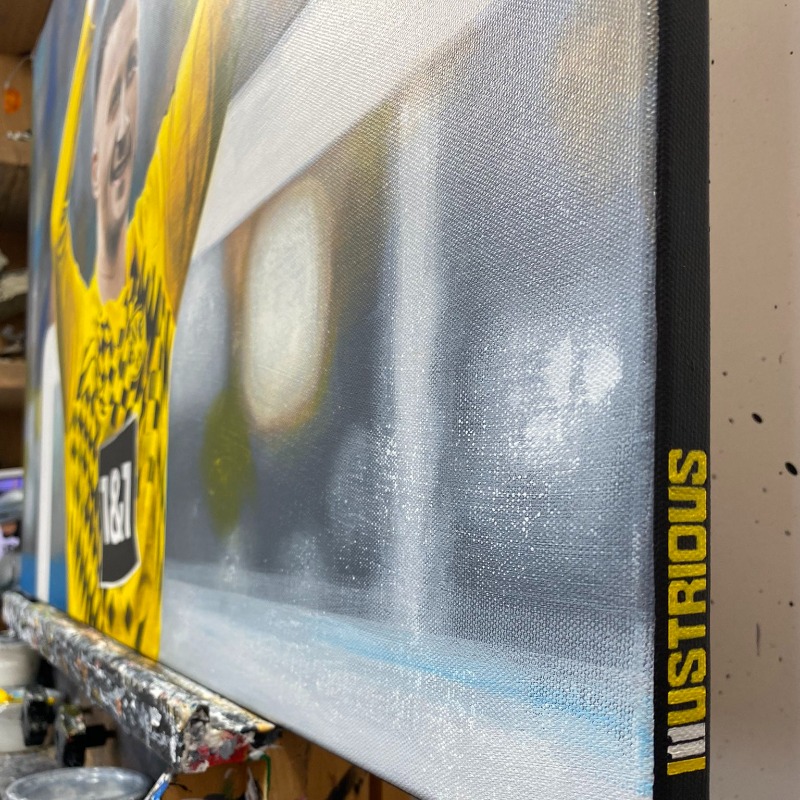 Here we go! 👀 

Our unique tribute to the illustrious career of Marco Reus is ready!! 🤩

One lucky supporter will win this original masterpiece during tomorrow’s #UCLfinal 

To enter, simply follow <a href="/FootballMadUK/">Football Mad 📰 🎙️</a> and share this post 🙌

#BVB 🖤💛 / #Reus 🫶 / #UCL