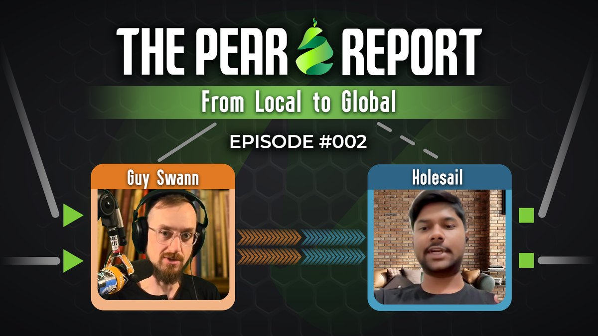TheGuySwann's tweet photo. Join me as I interview Suryaansh Singh AKA Supersu on the potential of peer-to-peer tech to transform online interactions in ⚡From Local to Global with Holesail⚡

(We explore Holesail's work in creating a user-empowered internet 😎)👇🏻
https://t.co/XBpZJlCIGY https://t.co/KNeGppP7ua