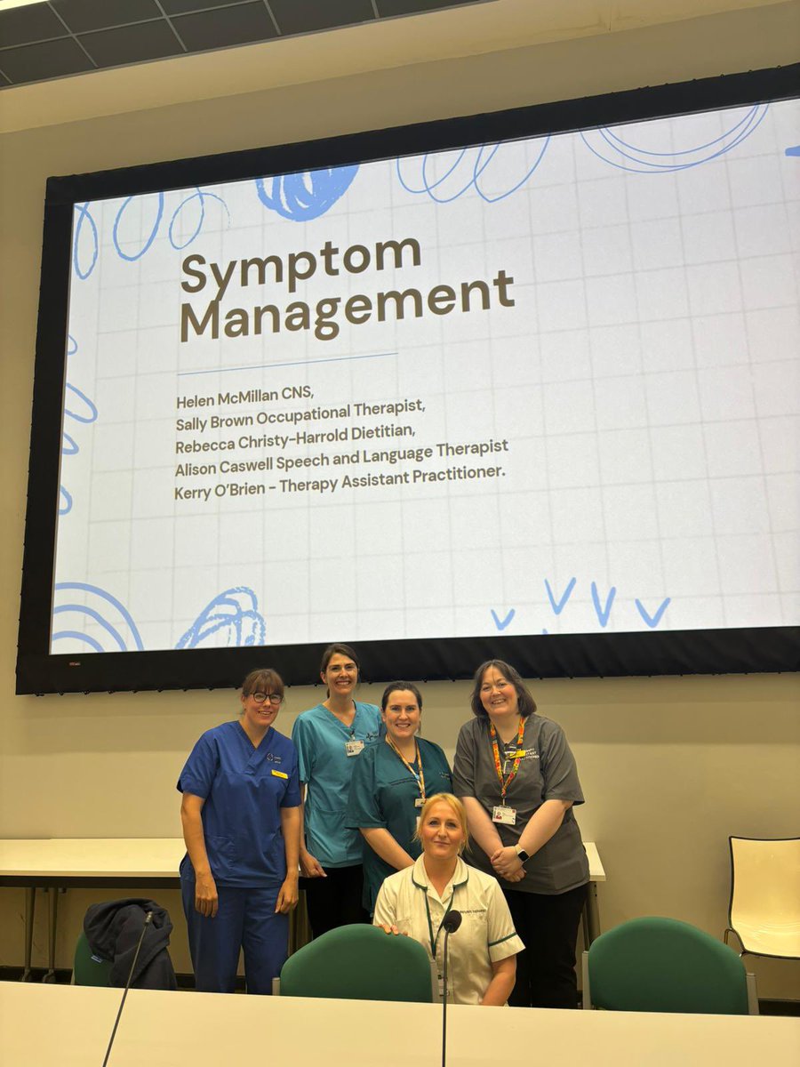 Fantastic symptom management teaching session delivered this week by different members of the AO team.