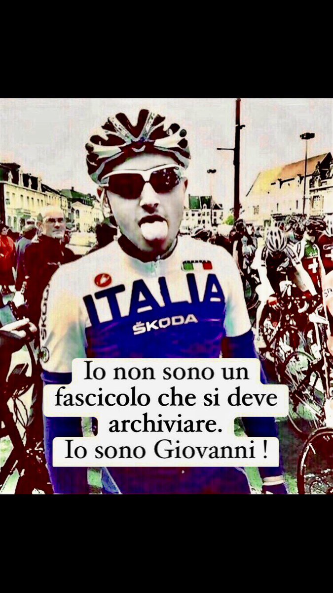 #GiulioRegeni FEDERCICLISMO MATRIGNA ED IMBROGLIONA. Mio Figlio Giovanni è stato un tesserato della #federciclismo sin dall’età di 5 anni. Ha onorato la federciclismo e l’Italia intera, vestendo, a 17 anni, la Maglia Azzurra. È morto a 22 anni, con la tessera della federciclismo