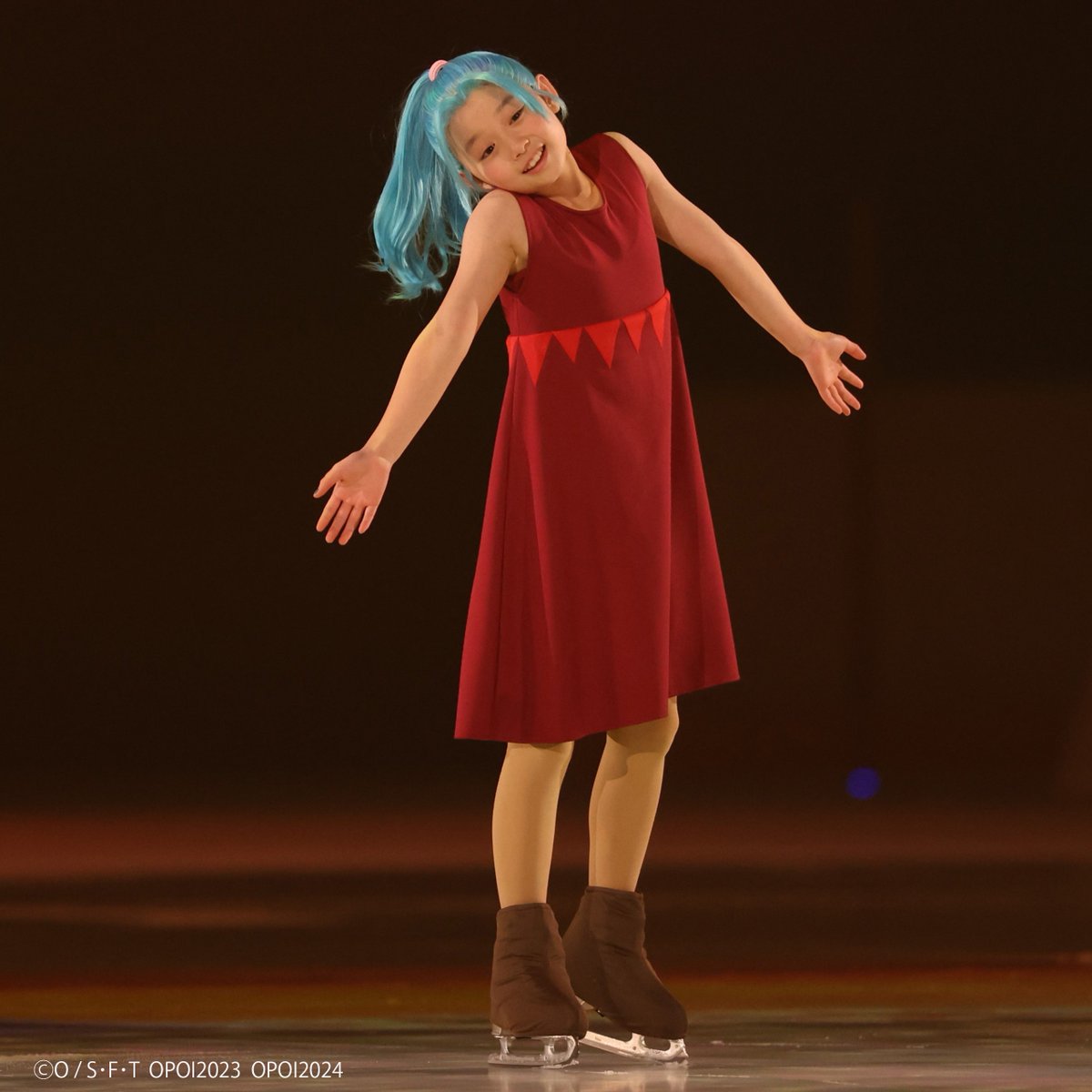 【ぱちわれ】アナ　スケートワンピース 布帛コンビキーネック ワンピース|ANAYI OFFICIAL ONLINE STORE