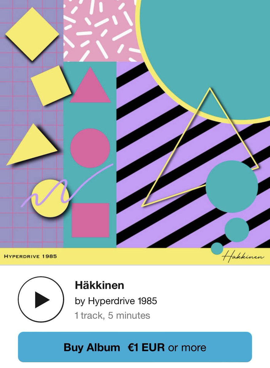 You can now listen to my new track on:
⬇️
hyperdrive1985.bandcamp.com/album/h-kkinen

#synthwave #retrowave #formula1