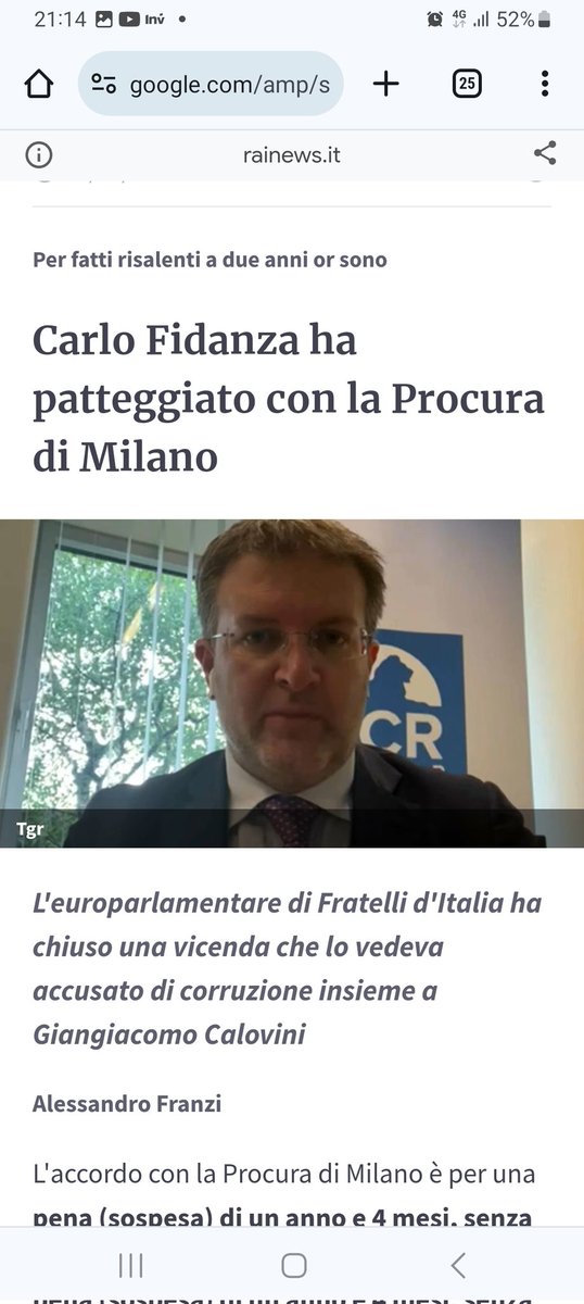 Ieri sera questo condannato CONFESSO per corruzione ( HA PATTEGGIAGIO 1,4 ANNI) era a porta a porta dal Vespone a parlare di Europa
Il mondo al contrario!
CORROTTO CORROTTO CORROTTO