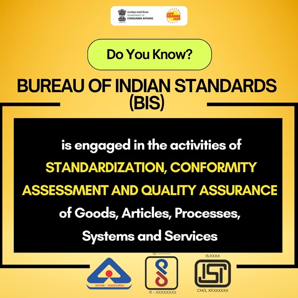 Bureau of Indian Standards (BIS) ensures quality standards across sectors in India, promoting safety and reliability. #IndianStandards #SafetyFirst #Reliability #QualityAssurance