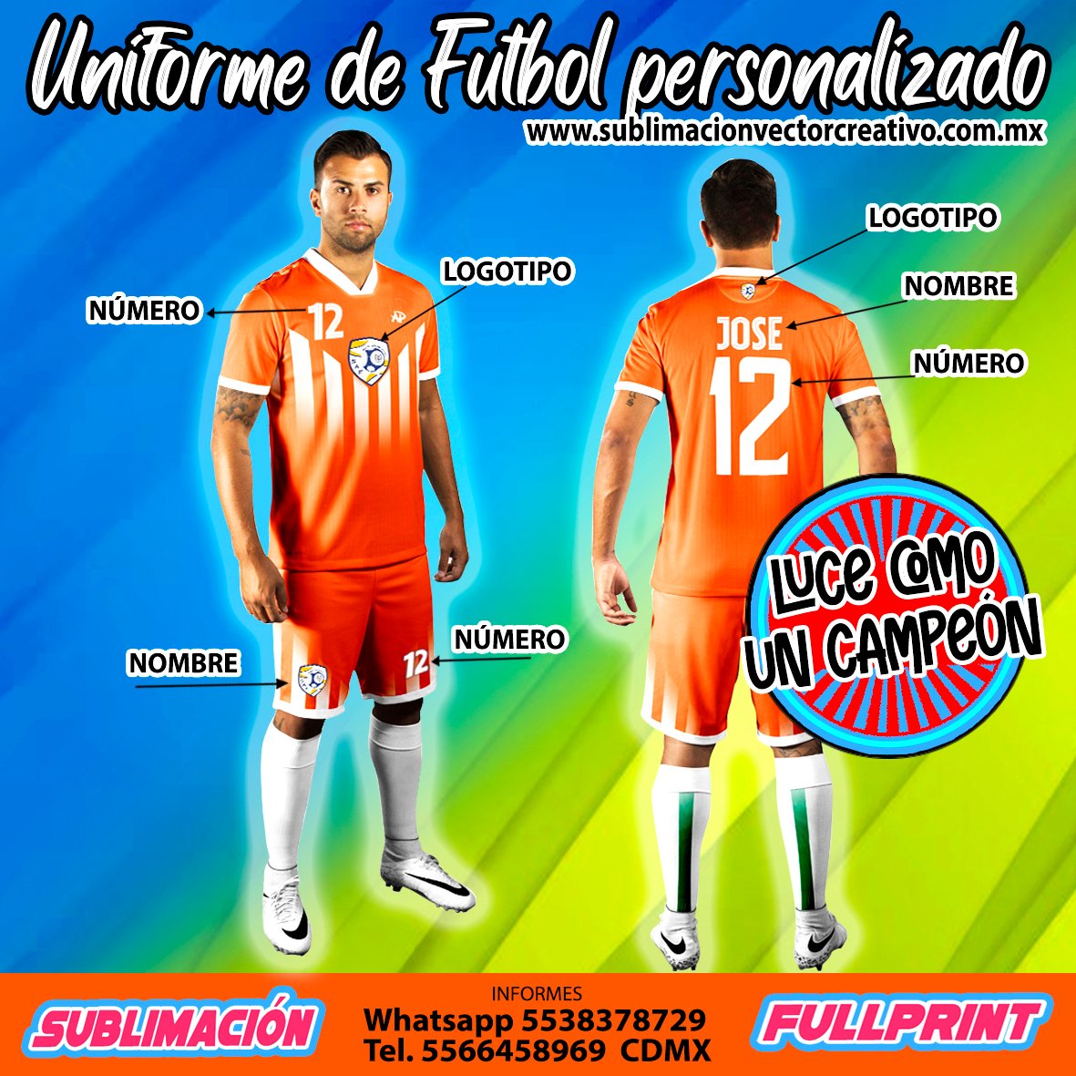 vector_creativo's tweet photo. PERSONALIZAMOS EL UNIFORME DE TU EQUIPO PLAYERA Y SHORT 
Impresion por sublimacion fullprint
Calidad en Tela Derpotiva Dryfit
HOY SOLICITA TU COTIZACION
https://t.co/9MIwBgtyUz
Ahora estamos mas cerca de ti CDMX https://t.co/vRvH0I3uBr