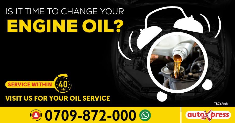 It's time to get your car running like new again.
Our oil service packages are designed to keep your car running smoothly and efficiently.

auto-xpress.co.ke/services-oil-s…

#OilService #AutoXpressKenya