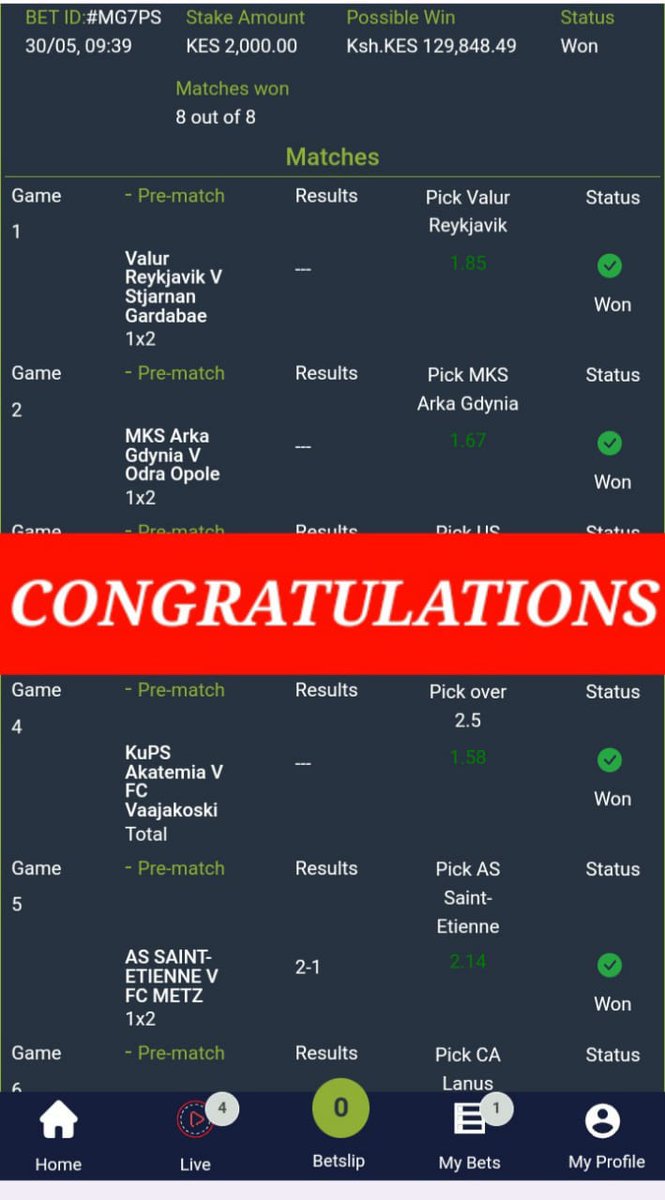 CONGRATULATIONS 🔥🔥🔥 ELITE ODDS DOES IT🔥🔥🔥. 100 elite odds💪💪🔥🔥🔥. KING OF KINGS is here🔥🔥💪💪💪. Make money with me, lets aim higher🔥🔥🔥💪💪 Together ❤ ✨. Ingia whatsapp group tupige elite na rollovers. chat.whatsapp.com/GziIprqe3Gg95a…