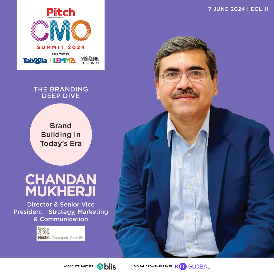 🚀 The Brand Deep Dive!

Join Chandan Mukherji from Nestlé India at the #PitchCMO Summit - Delhi 2024 as he explores brand building in today’s era. Discover innovative strategies to elevate your brand to new heights!

Register Now: bit.ly/4b7kVJo

#PitchCMOSummit #Delhi