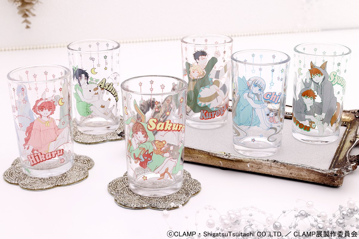 CLAMP展 商品情報】 ◼️タンブラーグラス （全6種） ルームウェアを着 