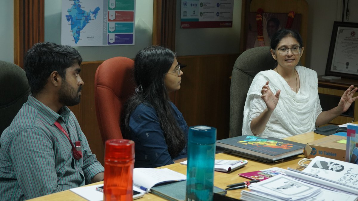 AmritaCreate's tweet image. #AmritaCREATE recently conducted a successful 5-day (10th May to 15th May 2024) teacher training session as part of our Accelerated Learning Program (#ALP).

#AcceleratedLearning #TeacherTraining #ESL #AmritaVidyalayam #AmritaSDGs #EducationExcellence

1/3