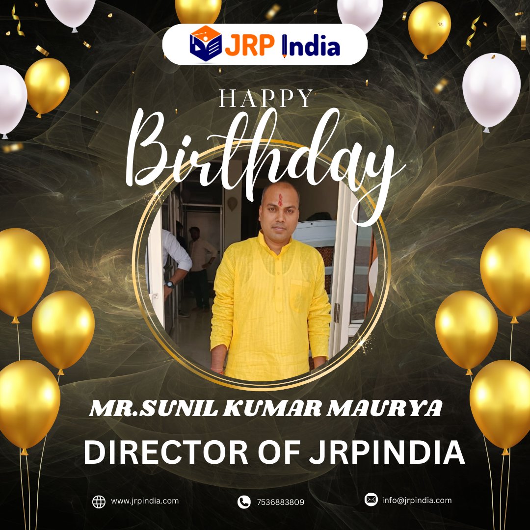 Wishing you the happiest of birthdays! May your day be as special as you are, filled with love, laughter, and all the joy your heart can hold. We hope you live a long, healthy life and accomplish all of your goals  #HappyBirthday  #happybirthday #birthdaywishes
 #jrpindi