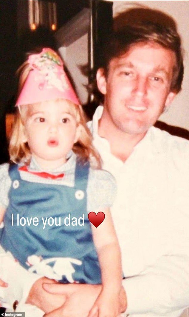 Breaking: Ivanka Trump posts adorable throwback snap with father Donald after guilty verdict: ‘I love you dad’ nybreaking.com/ivanka-trump-p… #adorable #Dad #dailymail