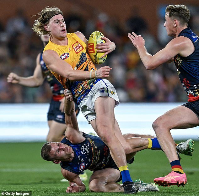 Breaking: Footy fan high-fives rising superstar Harley Reid – and you won’t believe what she did straight afterwards nybreaking.com/footy-fan-high… #AFL #BrisbaneLions #dailymail