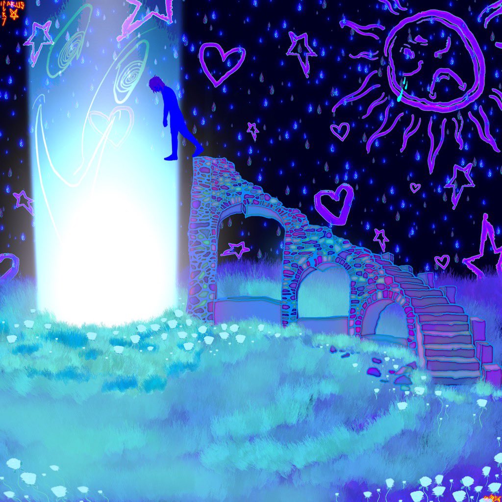 cry_icarus_'s tweet photo. Omg!!!! Hole In The Earth To Happiness!!!!! (do not go down there 😐) 

#irisgenus #blueirisgenus #abstractartist #neon #symbolism #artworksymbolism #digitalartist #digitalartwork #originalcharacterart #originalart https://t.co/KerG5sMz2e