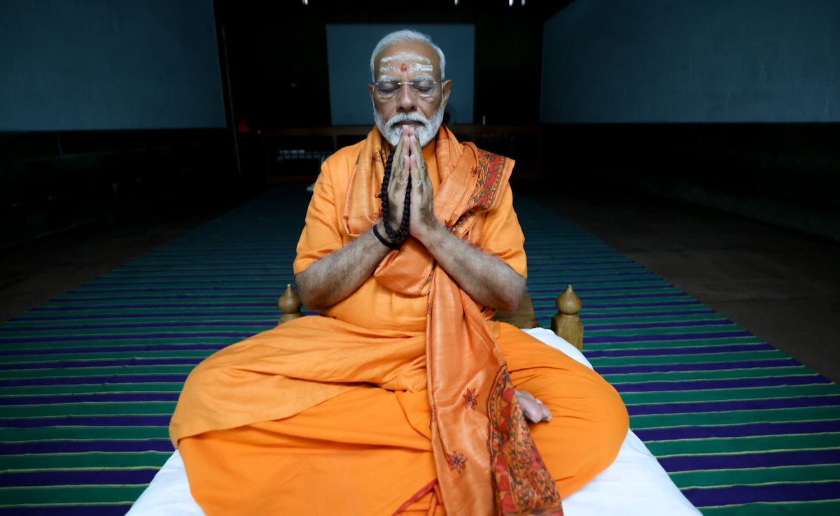 CkRauljiMla's tweet photo. संकल्प साधना।
#Kanyakumari #ModiMeditationRow #ModiAgain https://t.co/AY80EC7qKh