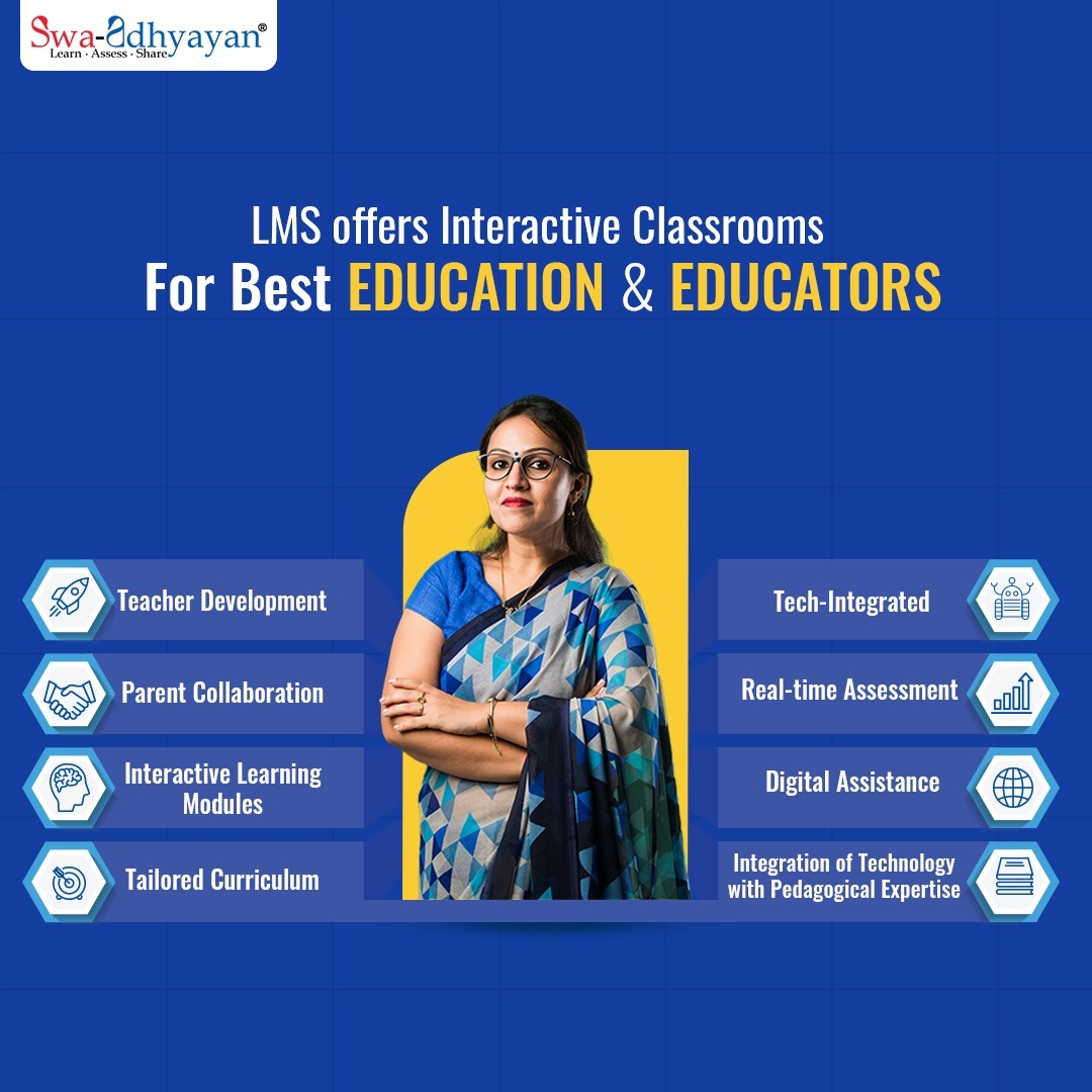 #Swa_Teachers’ Expertise assures #Learning at Ease!

#Swa_Adhyayan: #BestLMS to assist teachers in implementing NEP guidelines in classrooms and to provide an enticing learning experience to the students. 

Click swaadhyayan.com for an exciting Academic Journey.
.
#edtech