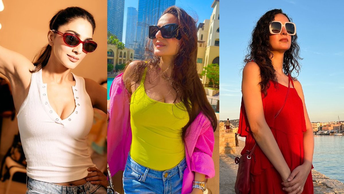 Glam Up Your Summer Look With Vaani Kapoor, Ameesha Patel, and Sanaya Irani's Inspired Stylish Ensembles And Sunglasses - iwmbuzz.com/movies/celebri… #entertainment #movies #television #celebrity