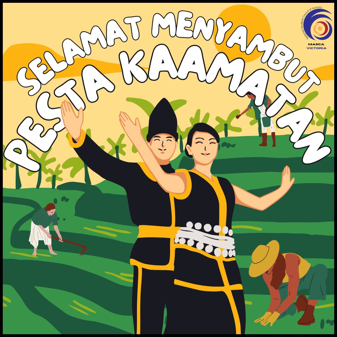 MASCA_Vic's tweet photo. 🌾 Wishing you all a Happy Kaamatan Day filled with laughter, love, and cherished memories! 🌾🎊 https://t.co/gRtEyIhqH3