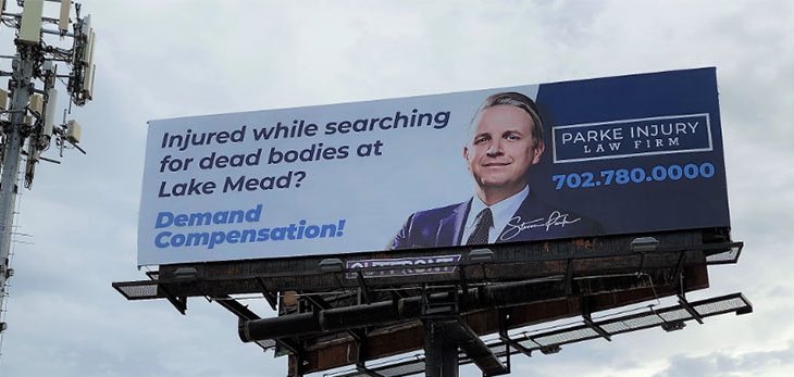 Can not stop thinking about this billboard in Las Vegas...