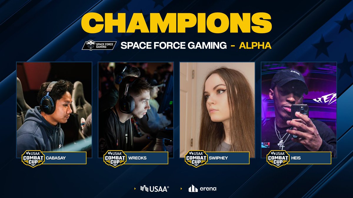 erena (@erenagg) on Twitter photo π Combat Cup, presented by <a href="/USAA/">USAA</a> CHAMPIONS
<a href="/ussfgaming/">Space Force Gaming</a> Alpha π
β¨ <a href="/cabasay/">ryan</a>
β¨ <a href="/WrecksDS/">Dillon</a>
β¨ <a href="/Swiphey/">OMiT Swiphey</a>
β¨ <a href="/7Heis/">β</a> π Combat Cup, presented by <a href="/USAA/">USAA</a> CHAMPIONS
<a href="/ussfgaming/">Space Force Gaming</a> Alpha π
β¨ <a href="/cabasay/">ryan</a>
β¨ <a href="/WrecksDS/">Dillon</a>
β¨ <a href="/Swiphey/">OMiT Swiphey</a>
β¨ <a href="/7Heis/">β</a>