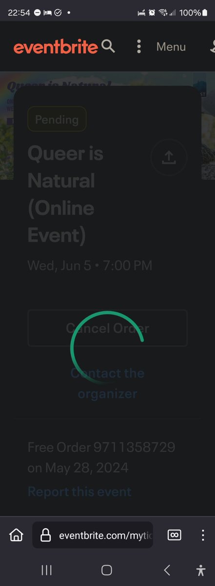 elfiepike's tweet photo. @eventbrite I've been told I need to add more information for an event I'm attending but I cannot get the page to load and I can't get the contact the organizer page to load either, what should I do?? https://t.co/2WdcM08inc