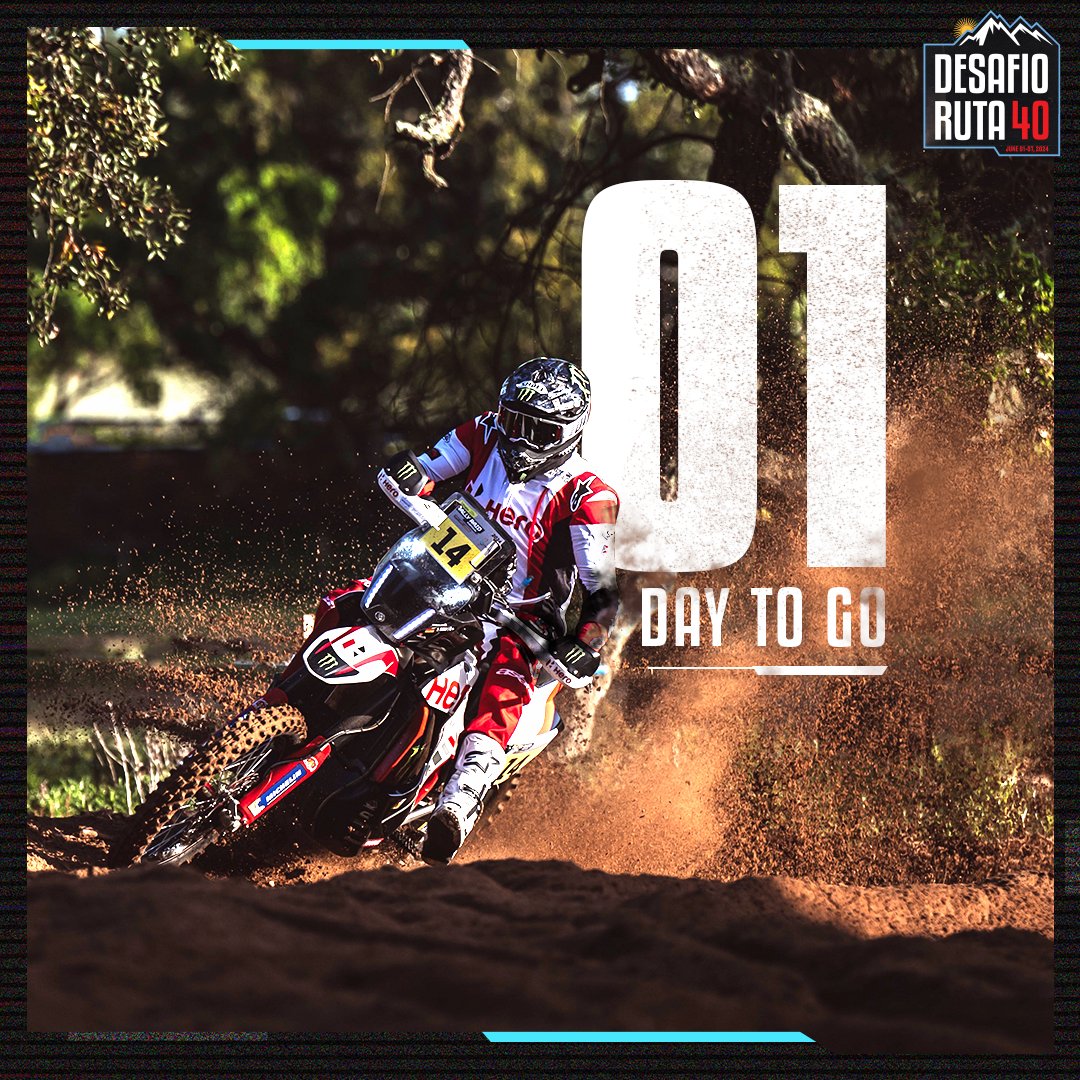 Hero MotoSports (@hero_motosports) on Twitter photo π¨The final countdown is here! Just one day left until the adventure unfolds at DesafΓo Ruta 40! We're ready to bring our A-game, are you ready to keep up?πͺπ
#RaceTheLimits #DR40 #DesafioRuta40
<a href="/desafioruta40/">DesafΓo Ruta 40</a> <a href="/OfficialW2RC/">World Rally-Raid Championship π π</a> <a href="/HeroMotoCorp/">Hero MotoCorp</a> <a href="/MonsterEnergy/">Monster Energy</a> π¨The final countdown is here! Just one day left until the adventure unfolds at DesafΓo Ruta 40! We're ready to bring our A-game, are you ready to keep up?πͺπ
#RaceTheLimits #DR40 #DesafioRuta40
<a href="/desafioruta40/">DesafΓo Ruta 40</a> <a href="/OfficialW2RC/">World Rally-Raid Championship π π</a> <a href="/HeroMotoCorp/">Hero MotoCorp</a> <a href="/MonsterEnergy/">Monster Energy</a>
