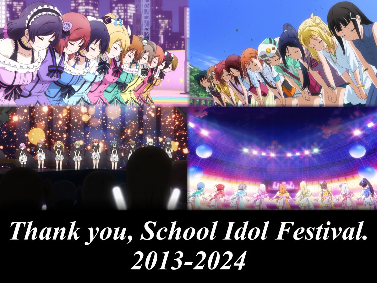 School Idol Festival has come to end. Thank you.
#SIF2 #SchoolIdolFestival
