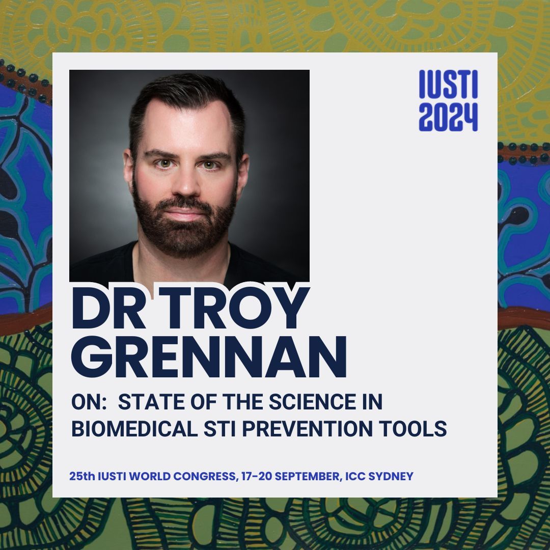 Dr Troy Grennan will deliver a timely update on biomedical STI prevention at #IUSTI2024. Dr Grennan will explore evidence around doxy-PEP & doxy-PrEP efficacy and considerations, including microbial resistance. 

Register for IUSTI2024: buff.ly/3Ic3Txa 

@IUSTI_World