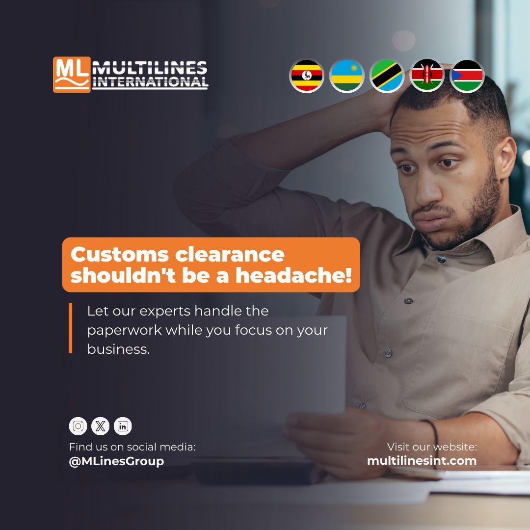 Don't let customs slow you down! @MLinesGroup handles the complex paperwork, ensuring smooth & swift clearance for your goods.  Focus on your business, we'll handle the rest. 

Contact Us Today: buff.ly/3GEdBHV 

#CustomsClearance #CargoFreight #EfficientandReliable