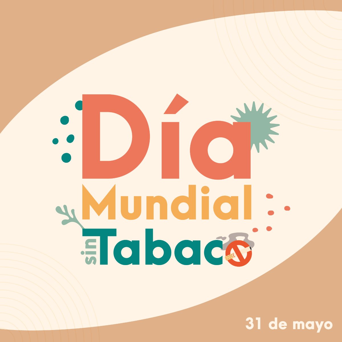 Hoy es el #DiaMundialSinTabaco2024

Trabajemos juntos, gobiernos, organizaciones de salud pública, sociedad civil y jóvenes para crear un mundo en el que la próxima generación esté libre de los peligros de la #adicción al #tabaco y a la #nicotina.

#DiaMundialSinTabaco
