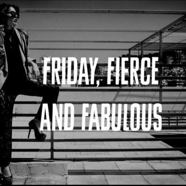 Have a fabulous Friday! 
#TGIF #fridaymoods #FierceandFabulous #MsingiPACK