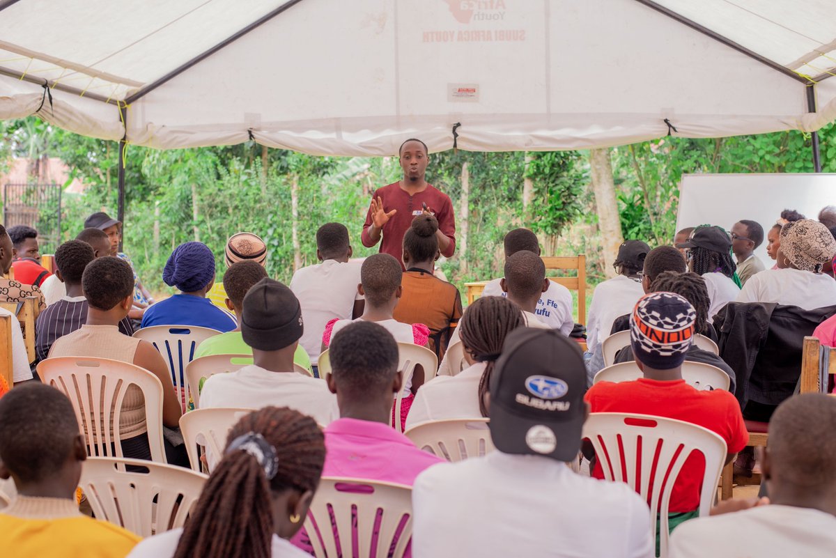 SUUBI AFRICA YOUTH CAMPS Our PE @Bruno_Labs1 was a speaker to our monthly mentorship camps that happen every last Saturday of the month. We realize the need to mentor and nurture youth in different life skills for the Next Generation We desire #Rotary #YouthEmpowerment