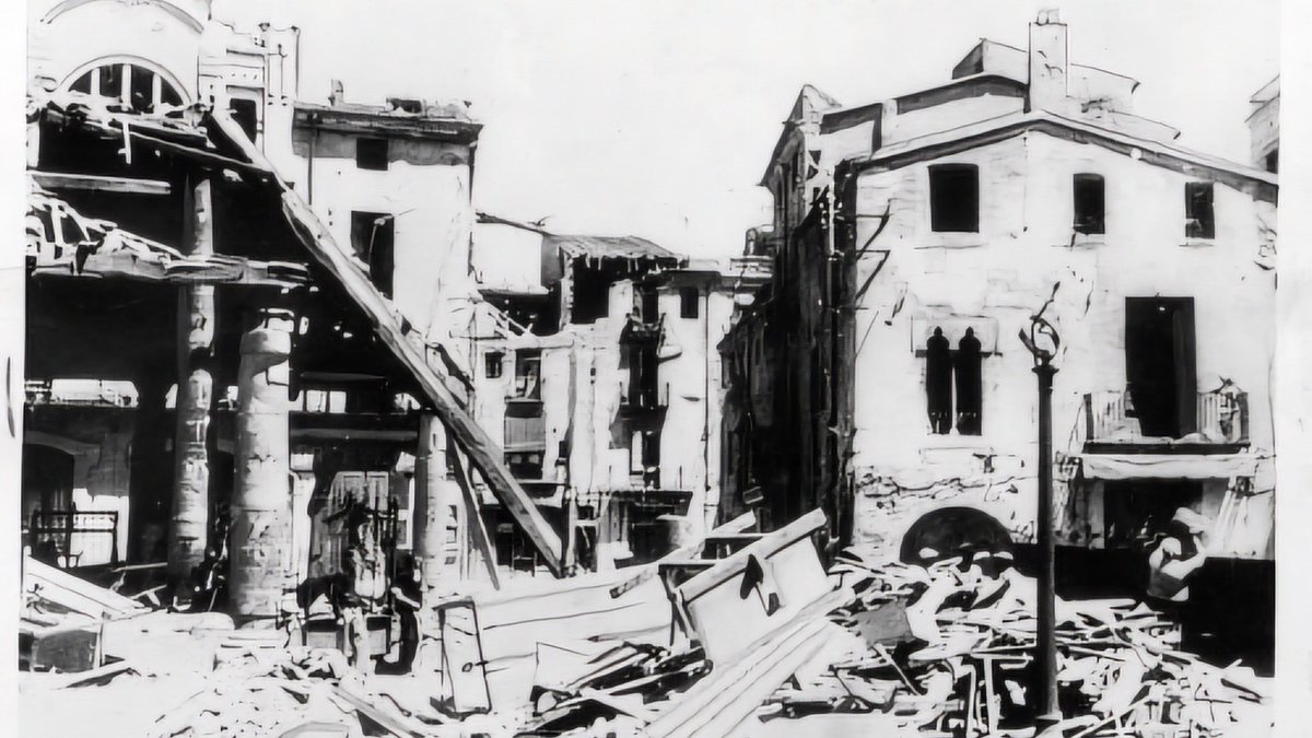 El 31 de maig de 1938 #Granollers va patir en només 1 minut un dels bombardejos més mortífers de la Guerra Civil a Catalunya.

86è Aniversari del bombardeig de 1938.

🔗 bit.ly/3VlAOqx

@CanJonch @GRN_cultura @lgralla @bibliotequesXBM @rocaumbertfa @MuseuG